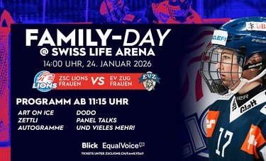 Family-Day 2026 für Kinder, Eltern und Fans: 24. Januar 2026