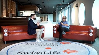 Baustellen-Talk Swiss Life Arena: Günther Gruber, Geschäftsführer ZSC Lions Gastronomie